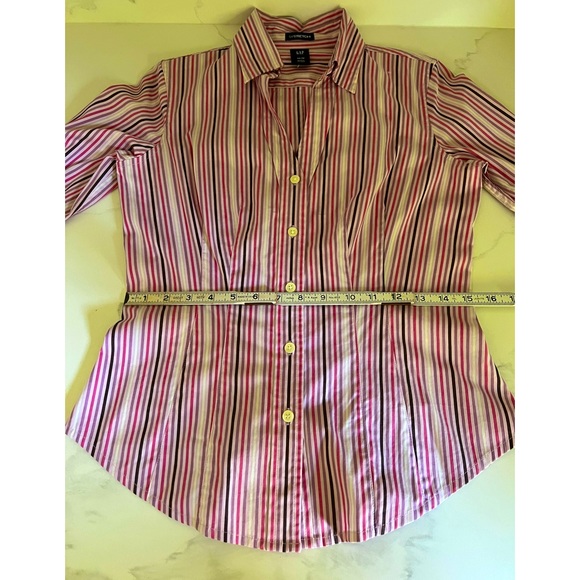 Y2K Gap stretch fitted stripe shirt - Picture 9 of 13